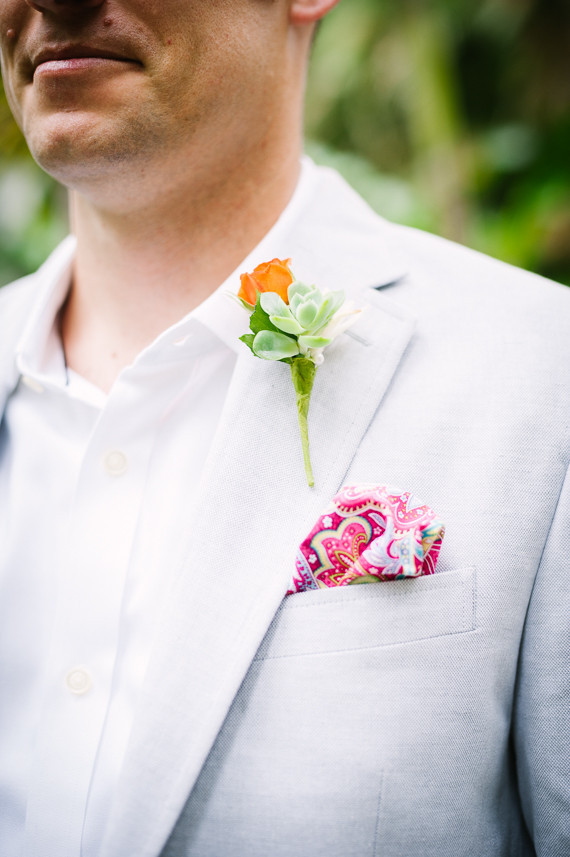 Groomsmen boutonniere