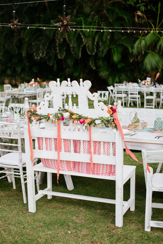 Outdoor wedding tables cape decor