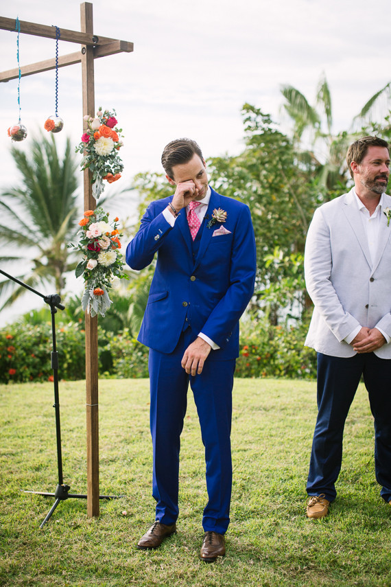 Outdoor wedding ceremony