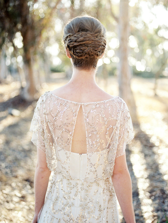 Braided chignon