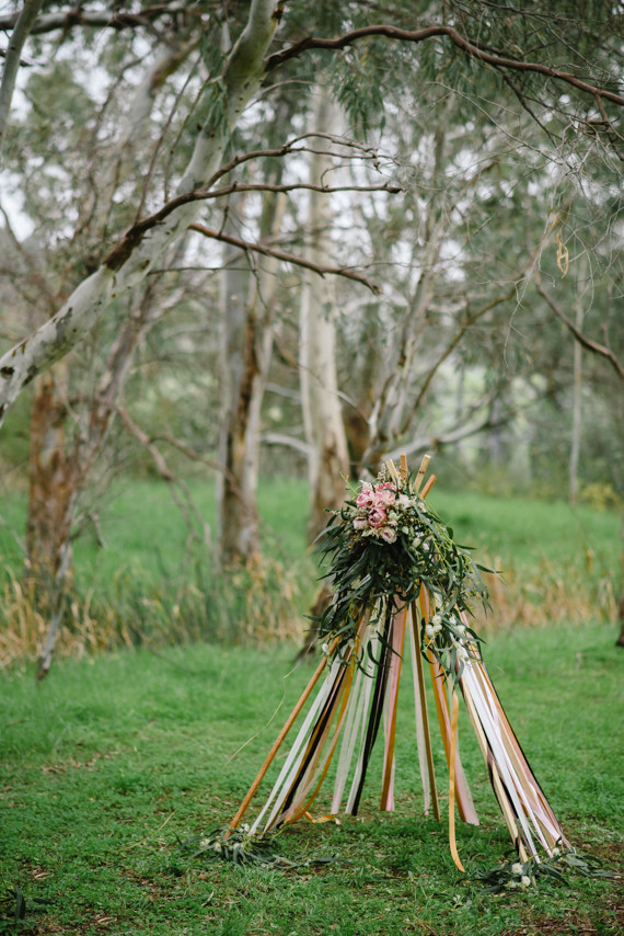Floral teepee