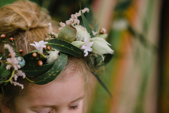 Floral teepee and tutu shoot