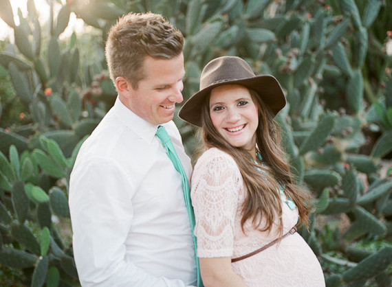 Triplet maternity photos