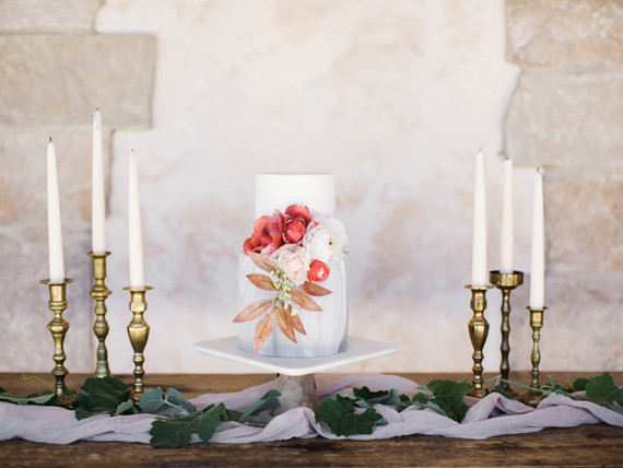 Italian marble inspired cake