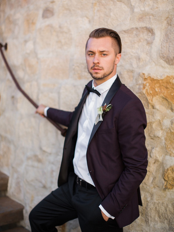 Groom portrait