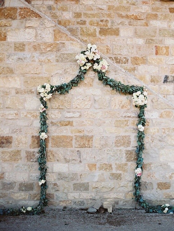 Floral altar