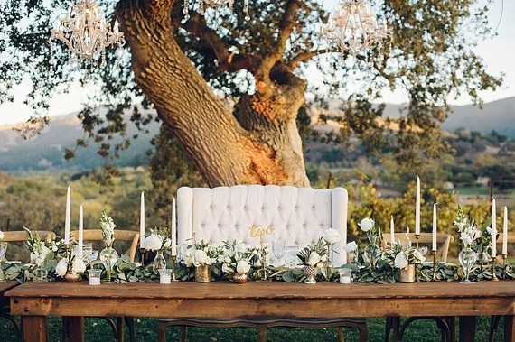 Floral tablescape