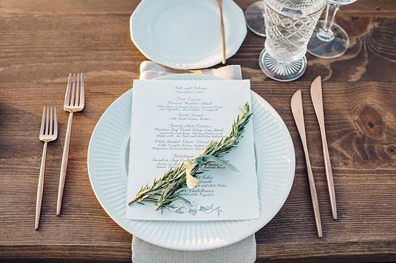 Place setting Inspiration