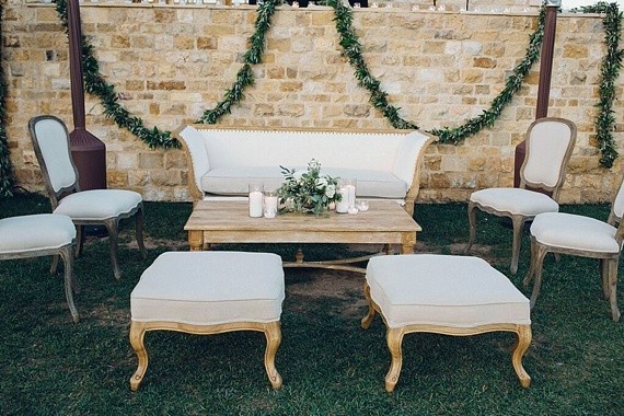 Reception lounge area