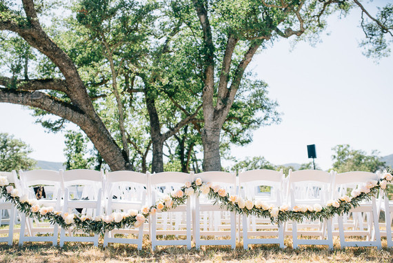 Ceremony wedding florals