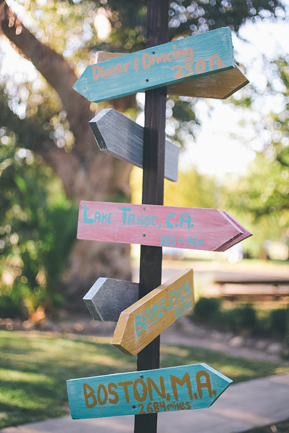 Wedding signage