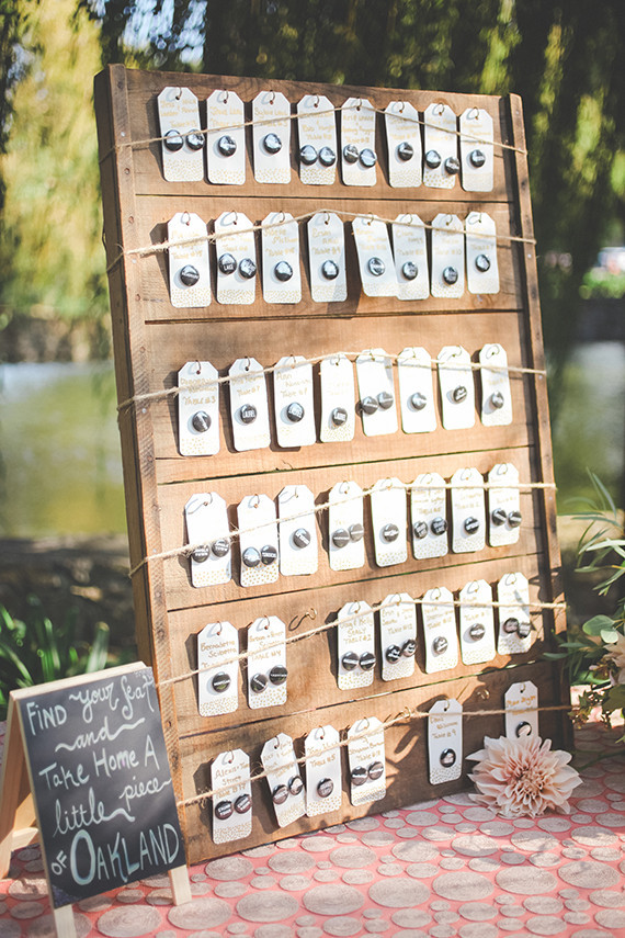 Escort card display Inspiration