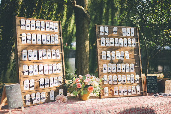 Escort card display Inspiration