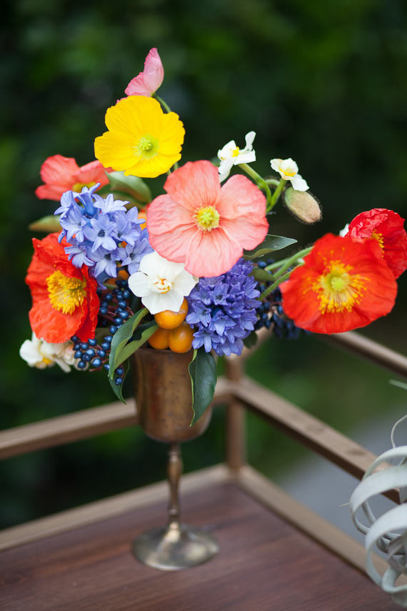 Colorful summer inspired florals