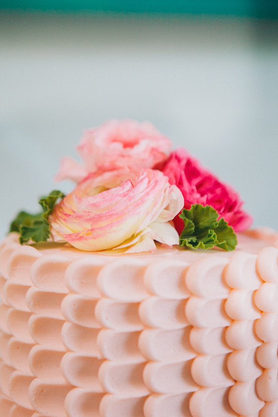 Flower cake topper