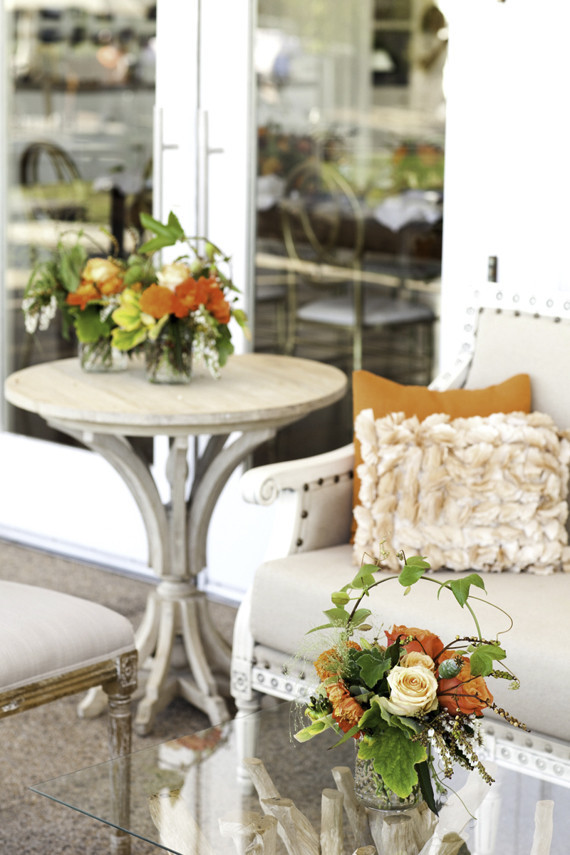 Deep colored centerpiece