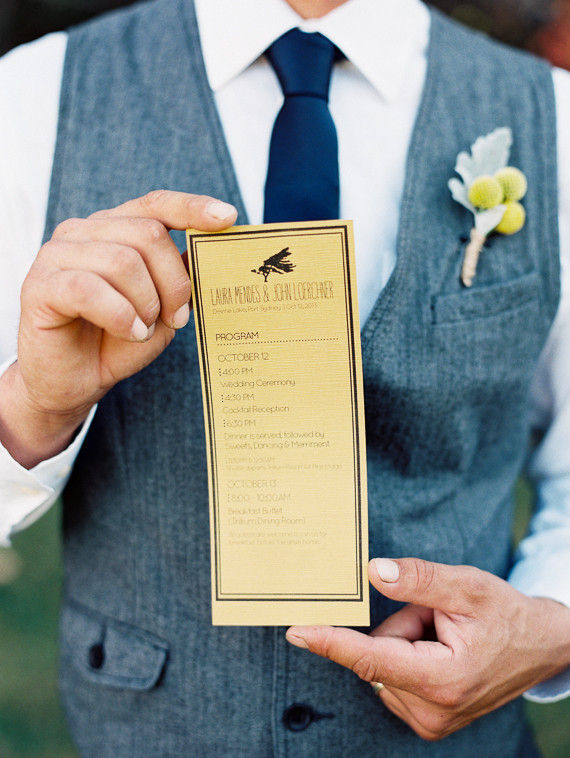 Rustic Fall wedding invitation