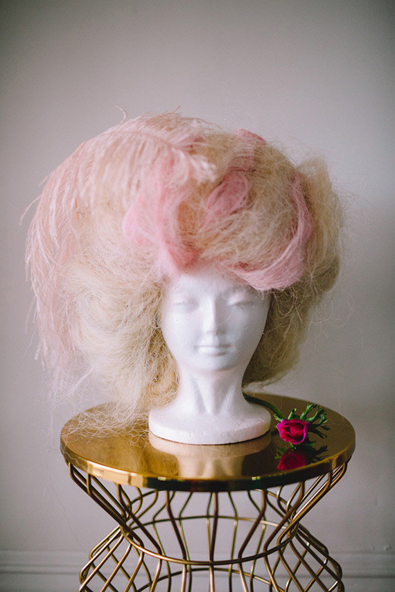 Marie Antoinette inspired wig