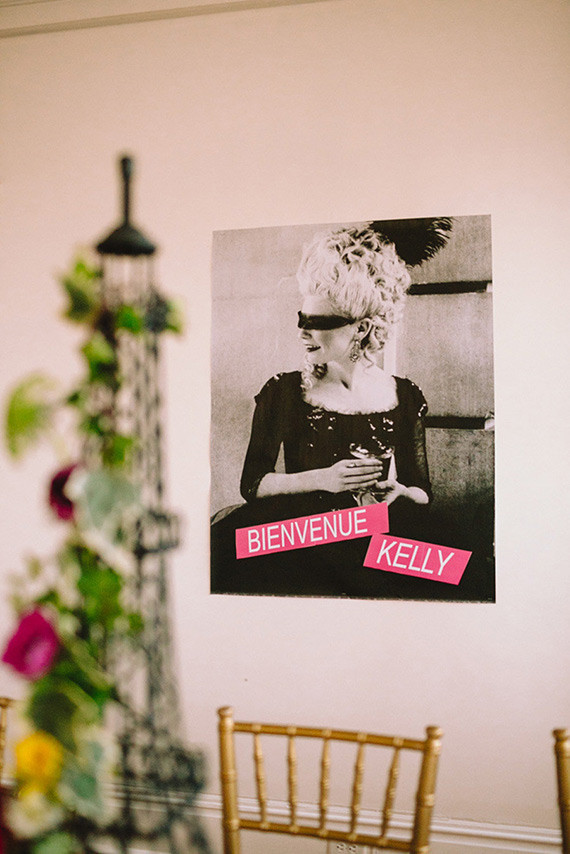 Marie Antoinette inspired party decor