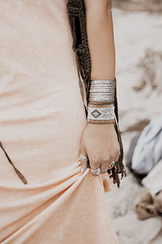 Bohemian bridal accessories