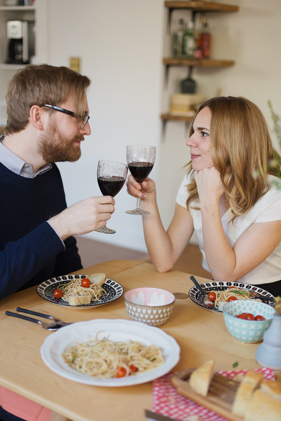 Valentine's Day dinner at home Inspiration