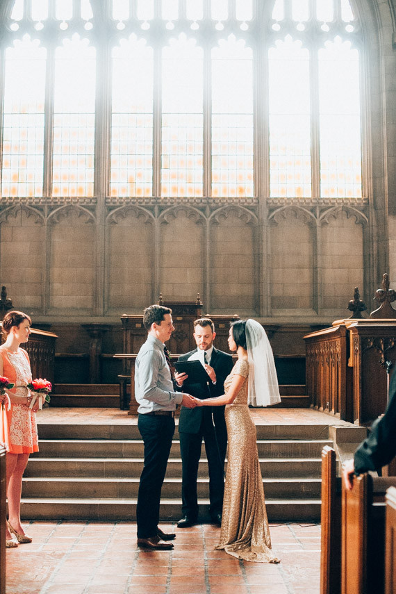 Modern Canada wedding ceremony