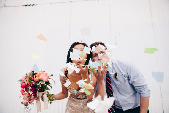 Confetti portrait