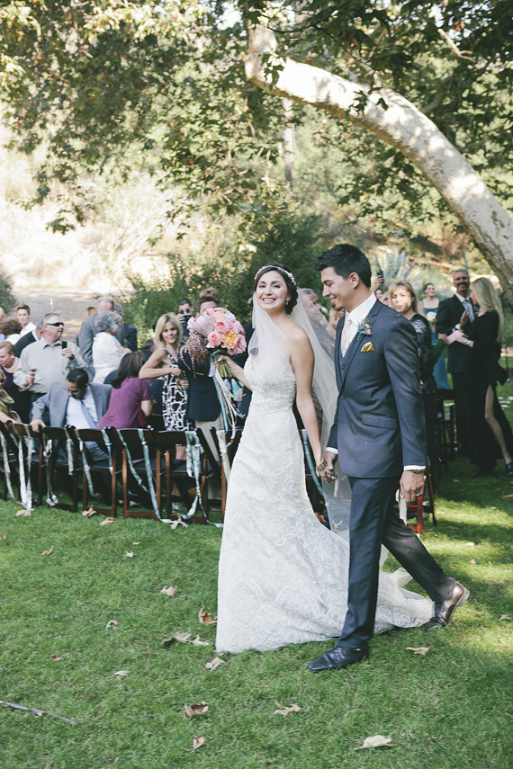 Bohemian wedding portrait