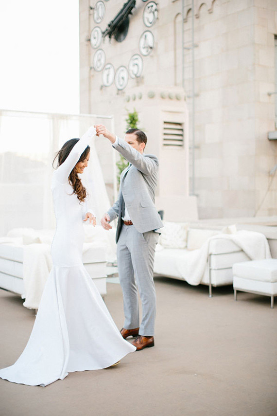 First dance portrait