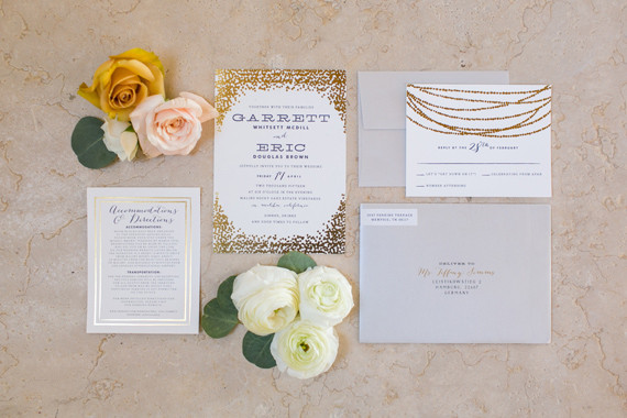 Wedding invitation suite