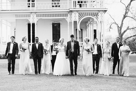 Wedding party portrait