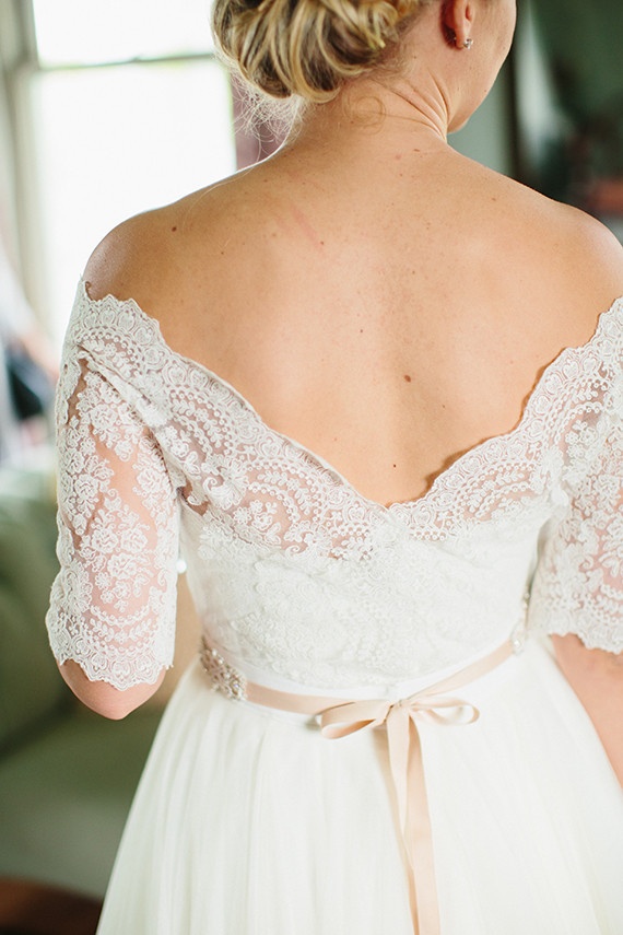 Lace wedding dress