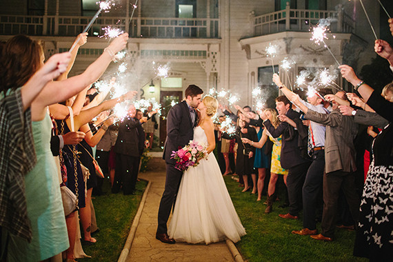 Sparkler send off