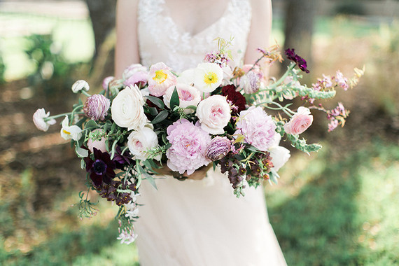 Spring wedding florals