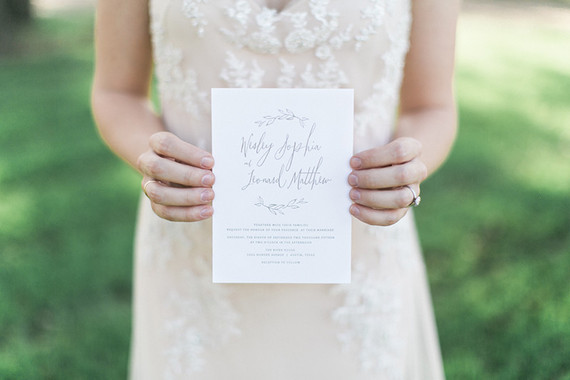 Wedding invitation