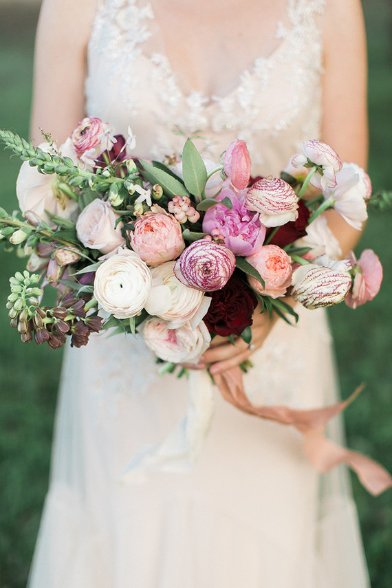 Spring bridal bouquet