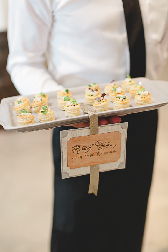 Wedding passed appetizers