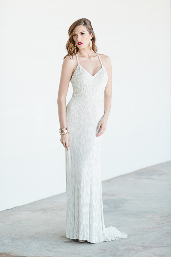 White wedding dress