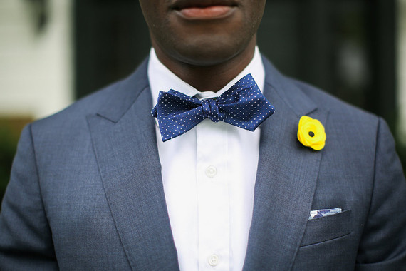 Groom bow tie