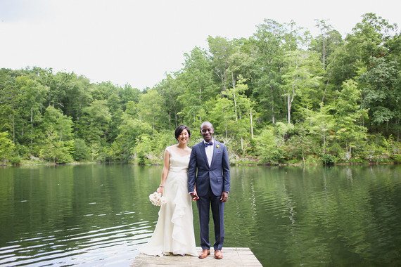 Summer wedding portrait