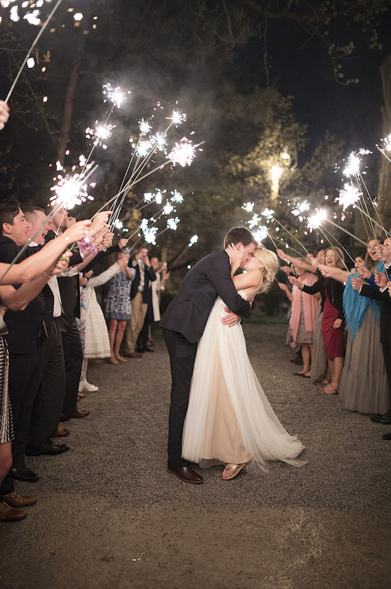 Sparkler send off