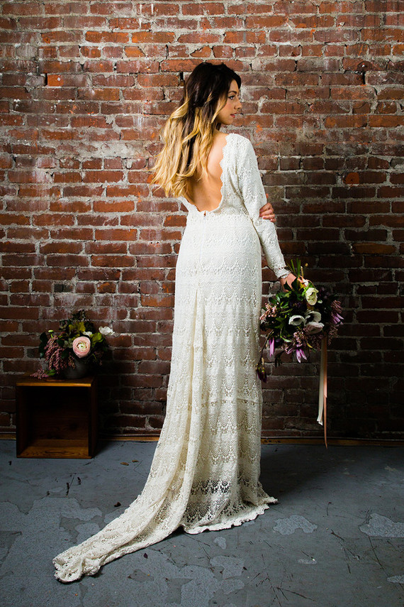 White wedding dress