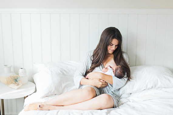 Lifestyle newborn photos by Brandi Welles Inspiration