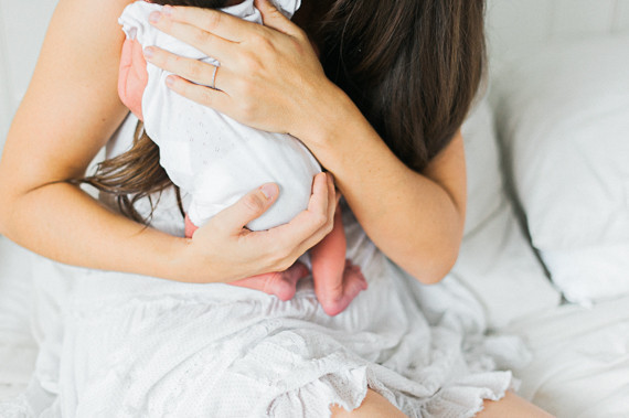 Lifestyle newborn photos by Brandi Welles Inspiration