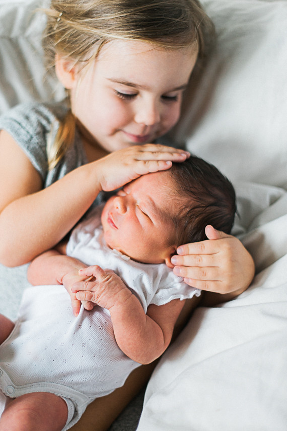 Lifestyle newborn photos by Brandi Welles Inspiration