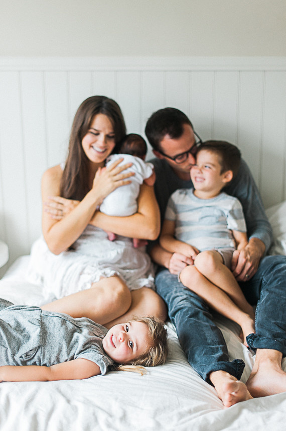 Lifestyle newborn photos by Brandi Welles Inspiration