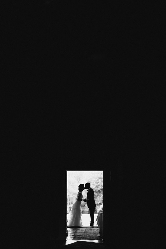 Bride and groom portrait