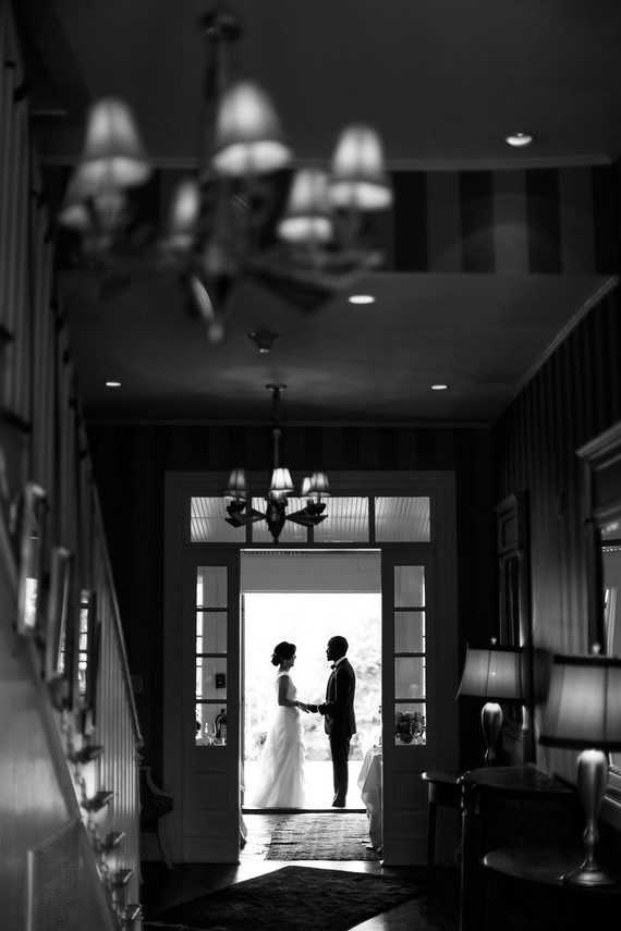 Bride and groom portrait