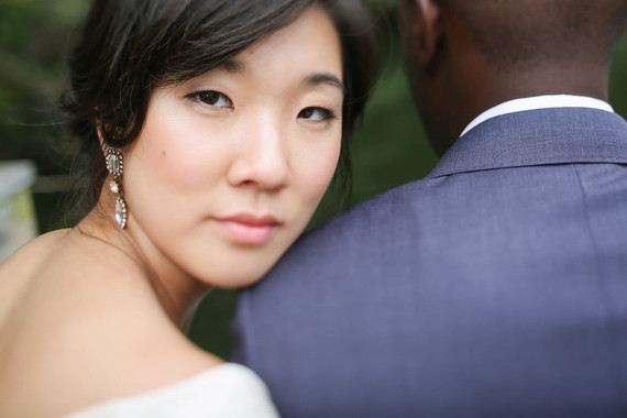 Bride and groom portrait