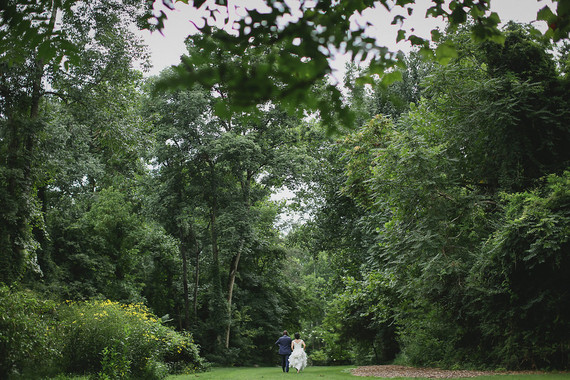 Bride and groom portrait